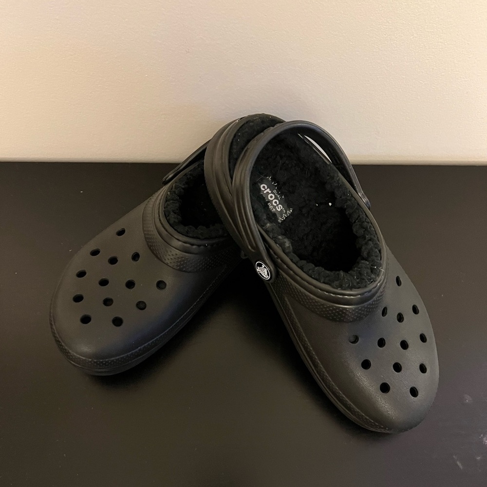 Brand new crocks with fluffy